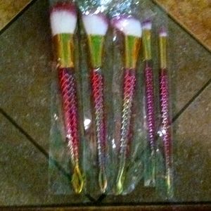 Makeup Mermaid brushes 5pc